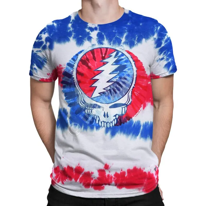 Liquid Blue TShirt Men American SYF TieDye TShirt