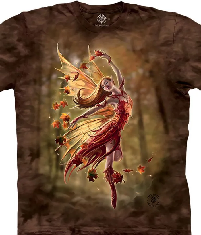 Liquid Blue TShirt Men Autumn Fairy Classic Cotton TShirt