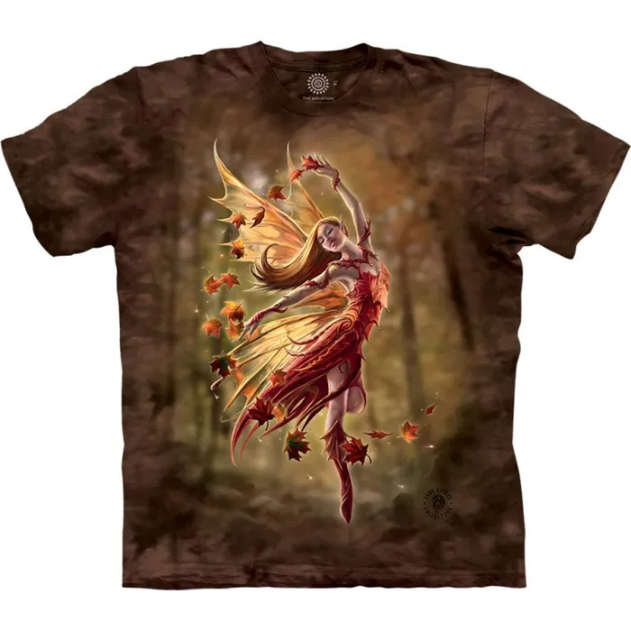 Liquid Blue TShirt Men Autumn Fairy Classic Cotton TShirt