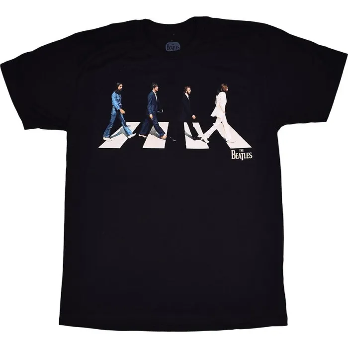 Liquid Blue TShirt Men Beatles Golden Slumbers Black TShirt