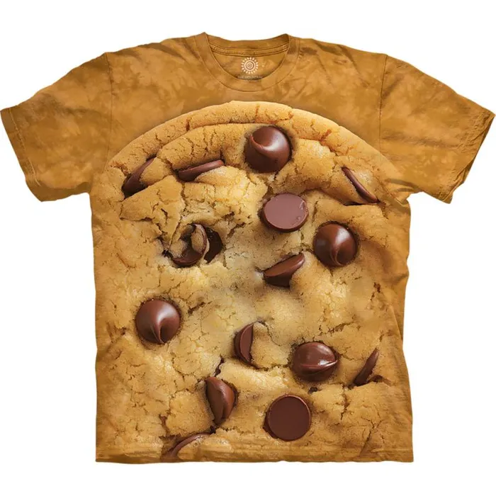 Liquid Blue TShirt Men Big Cookie Classic Cotton TShirt