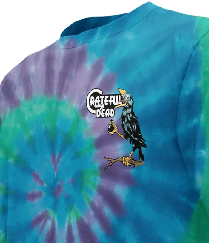 Liquid Blue TShirt Men Bird Song Chest TShirt