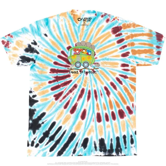 Liquid Blue TShirt Men Bus Dead Is Better TShirt
