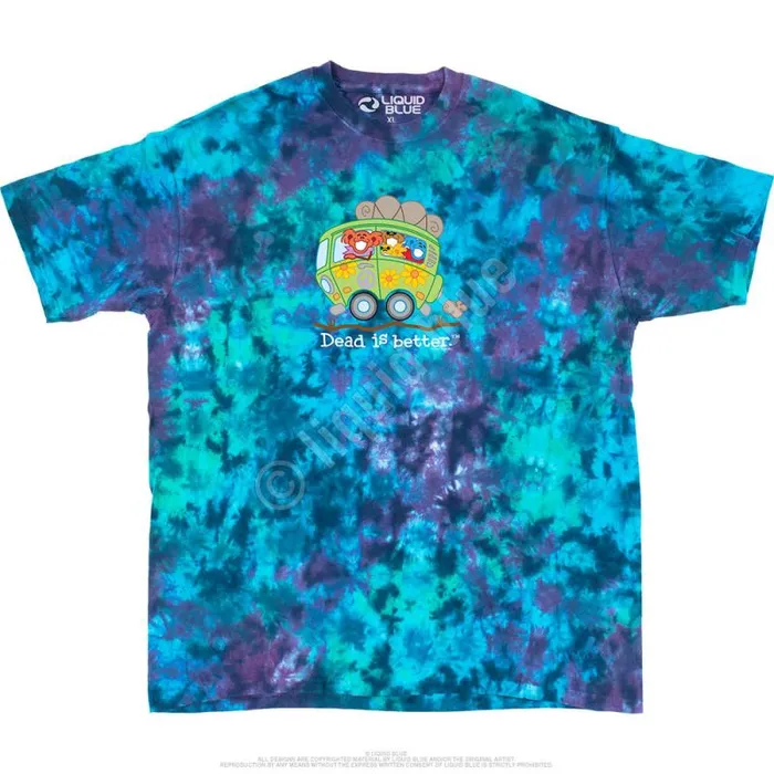 Liquid Blue TShirt Men Bus Dead Is Better TShirt