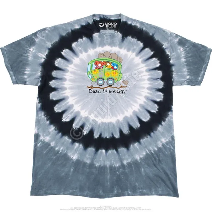 Liquid Blue TShirt Men Bus Dead Is Better TShirt