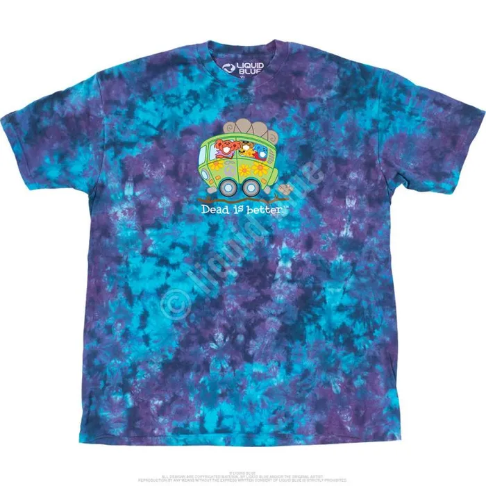 Liquid Blue TShirt Men Bus Dead Is Better TShirt