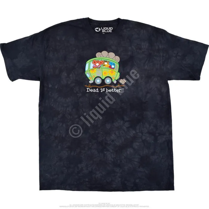 Liquid Blue TShirt Men Bus Dead Is Better TShirt