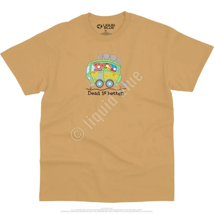 Liquid Blue TShirt Men Bus Dead Is Better TShirt