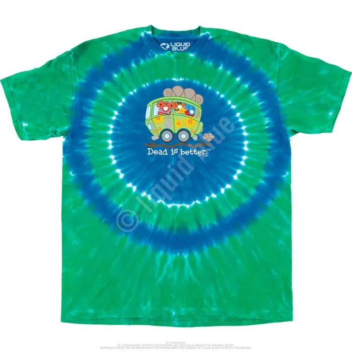 Liquid Blue TShirt Men Bus Dead Is Better TShirt