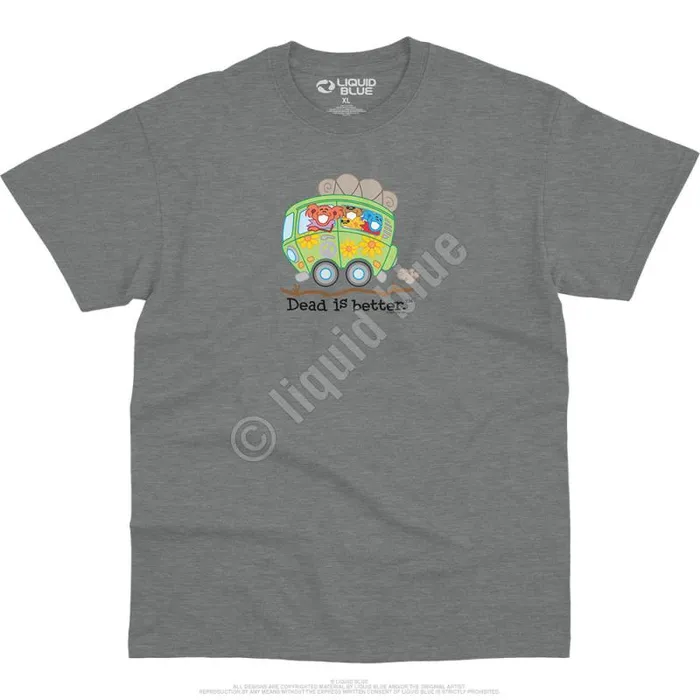 Liquid Blue TShirt Men Bus Dead Is Better TShirt