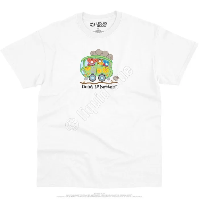 Liquid Blue TShirt Men Bus Dead Is Better TShirt