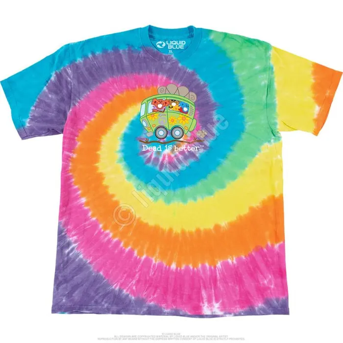 Liquid Blue TShirt Men Bus Dead Is Better TShirt