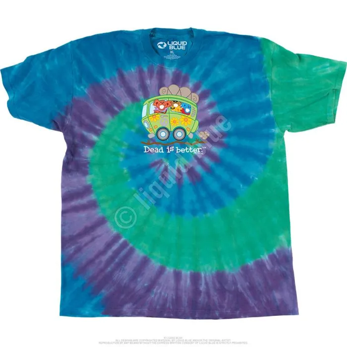 Liquid Blue TShirt Men Bus Dead Is Better TShirt