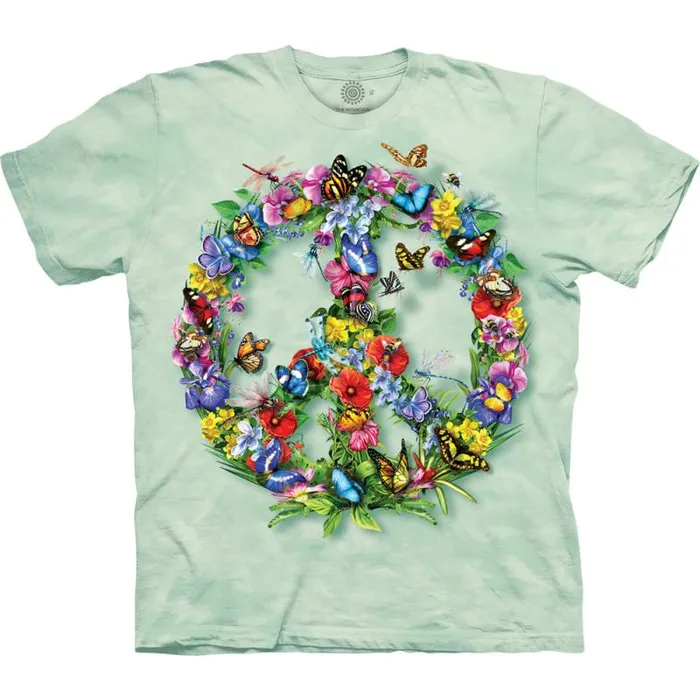Liquid Blue TShirt Men Butter Dragon Peace Classic Cotton TShirt