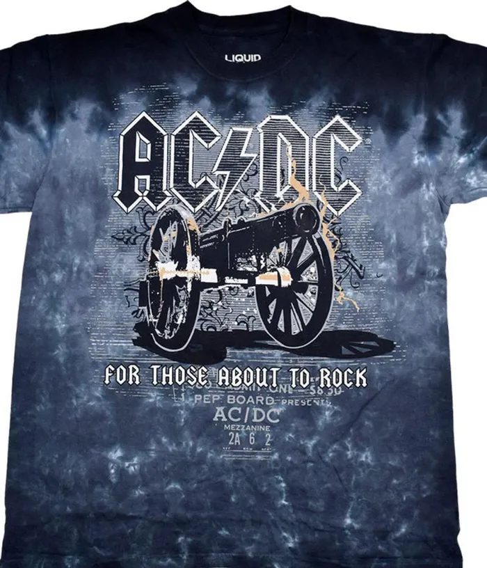 Liquid Blue TShirt Men Cannon TieDye TShirt