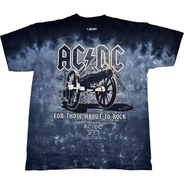 Liquid Blue TShirt Men Cannon TieDye TShirt