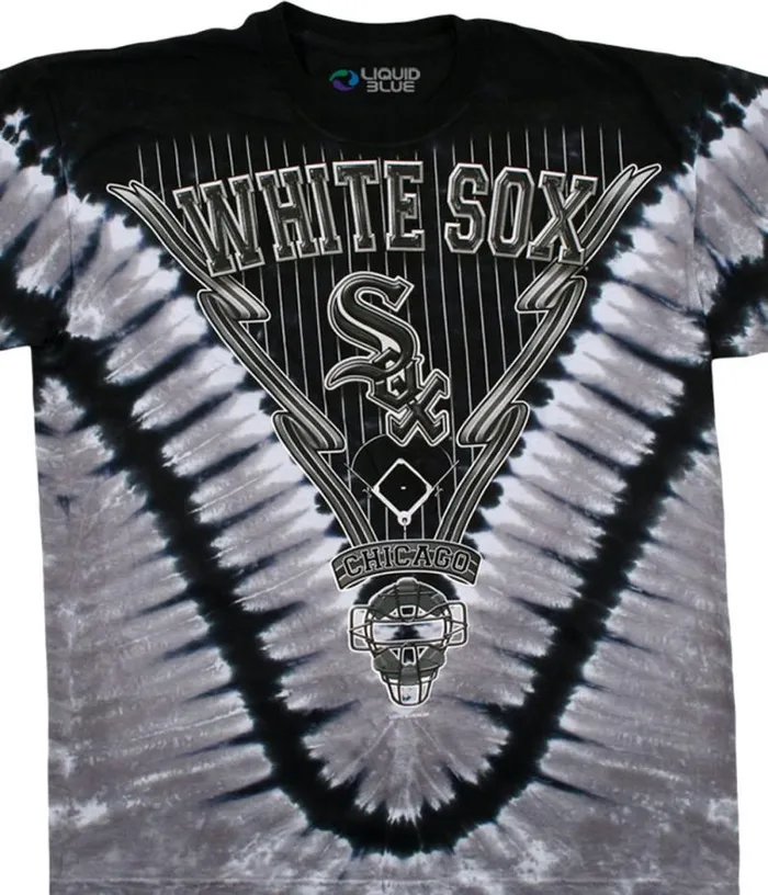 Liquid Blue TShirt Men Chicago White Sox V TieDye TShirt