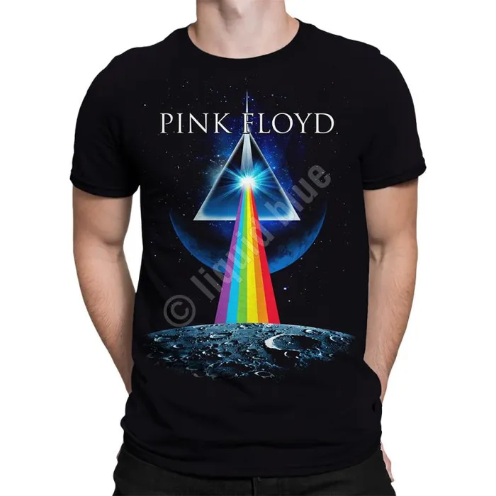 Liquid Blue TShirt Men Dark Side Invasion Black TShirt