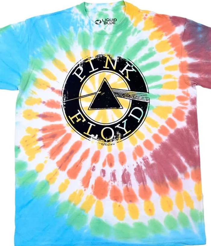 Liquid Blue TShirt Men Dark Side Spin TieDye TShirt