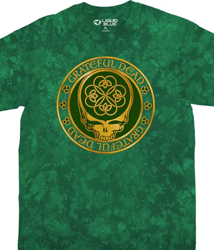 Liquid Blue TShirt Men Emerald Dead TShirt