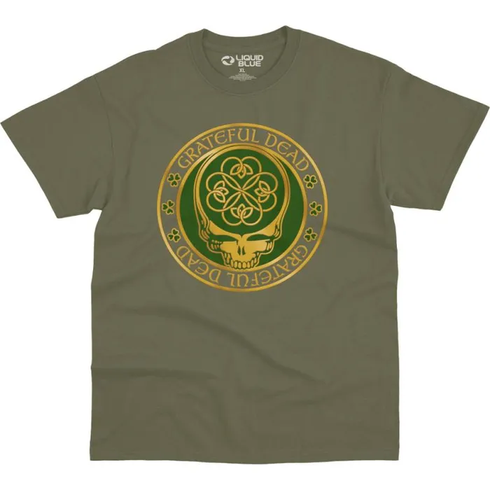 Liquid Blue TShirt Men Emerald Dead TShirt