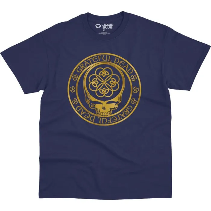 Liquid Blue TShirt Men Emerald Dead TShirt
