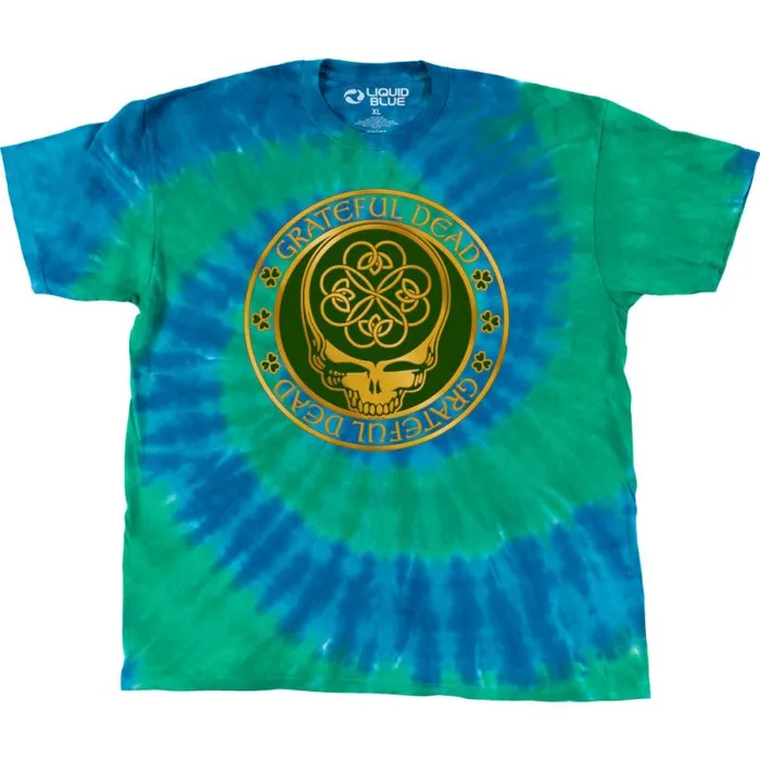 Liquid Blue TShirt Men Emerald Dead TShirt