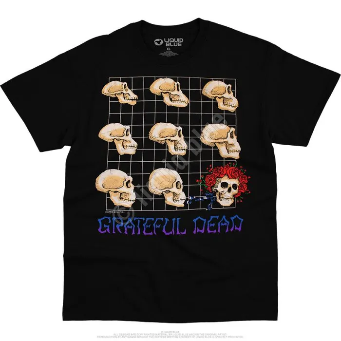 Liquid Blue TShirt Men Evolution Black TShirt
