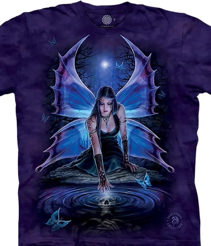Liquid Blue TShirt Men Immortal Flight Classic Cotton TShirt