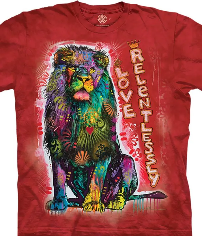 Liquid Blue TShirt Men Love Relentlessly Classic Cotton TShirt