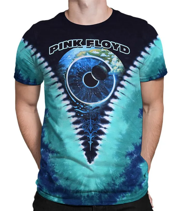 Liquid Blue TShirt Men Pulse V TieDye TShirt