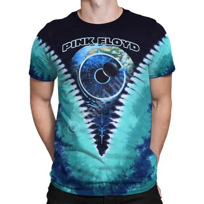 Liquid Blue TShirt Men Pulse V TieDye TShirt