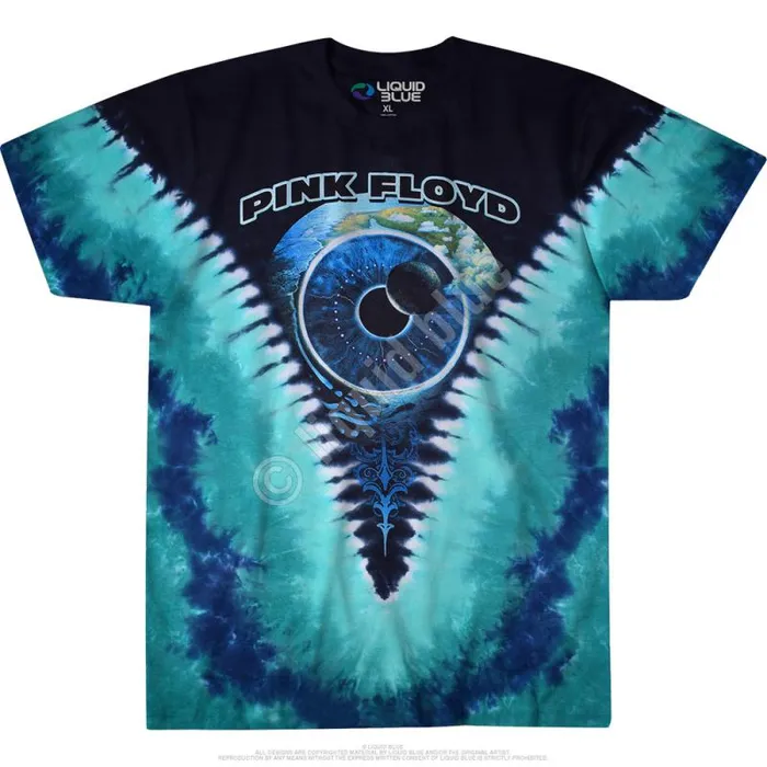 Liquid Blue TShirt Men Pulse V TieDye TShirt
