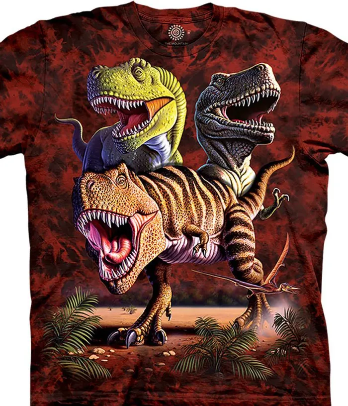 Liquid Blue TShirt Men Rex Collage Classic Cotton TShirt