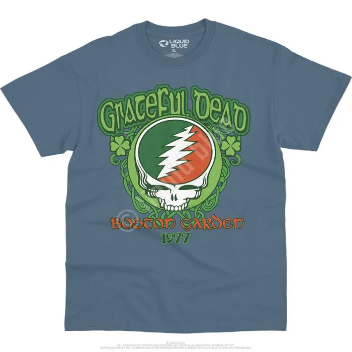 Liquid Blue TShirt Men Shamrock 77 TShirt