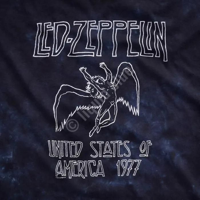 Liquid Blue TShirt Men Usa Tour 77 TieDye TShirt