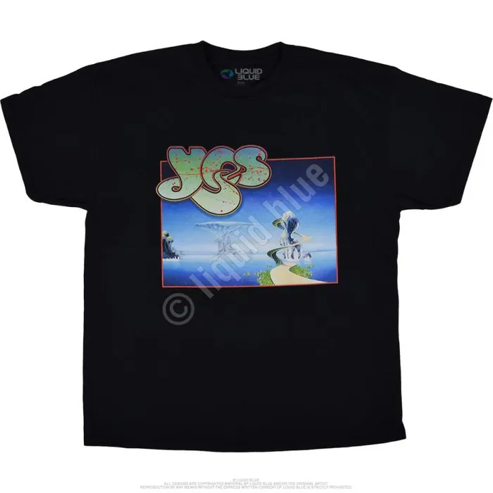Liquid Blue TShirt Men Yessongs Black TShirt
