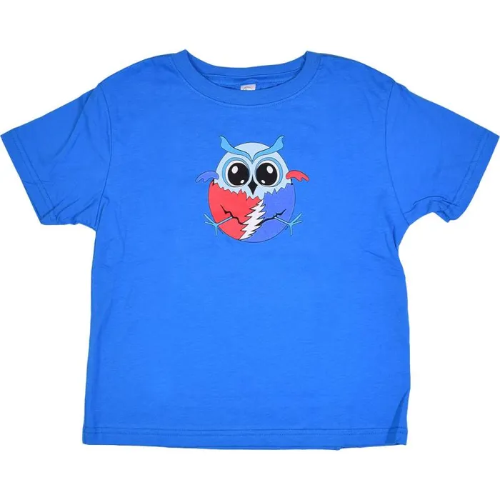 Liquid Blue Toddler Kids GD Steal Your Owl Blue Toddler TShirt