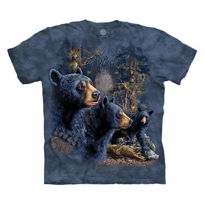 Liquid Blue Youth Kids Find 13 Black Bears Kids039 TShirt