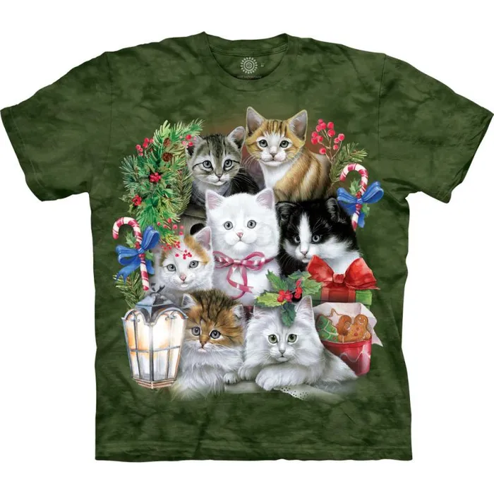 Liquid Blue Youth Kids Holiday Kittens Kids039 TShirt