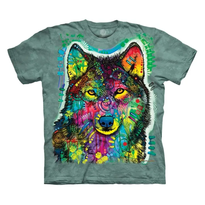 Liquid Blue Youth Kids Russo Gentle Wolf Kids039 TShirt