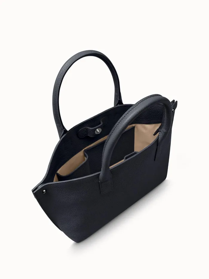 Little Ai Messenger Bag In Cervocalf Leather Denim Women Akris Crossbody Bags