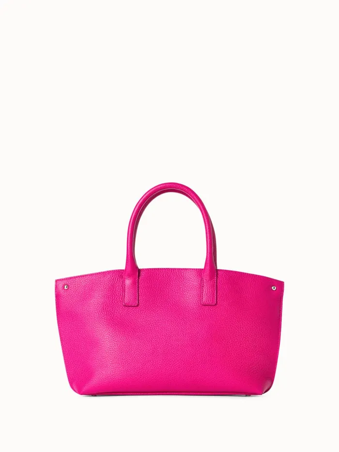 Little Ai Messenger Bag In Leather Pink Women Akris Crossbody Bags