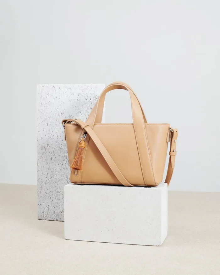 Little Alexa Handbag In Softcalf Leather Cordage Women Akris Crossbody Bags