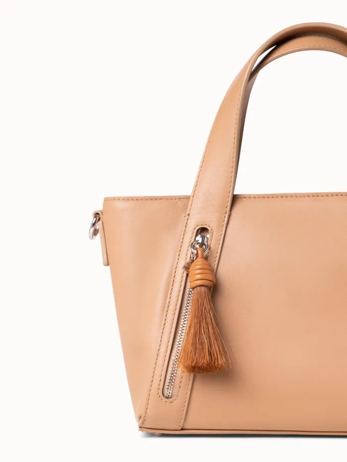 Little Alexa Handbag In Softcalf Leather Cordage Women Akris Crossbody Bags