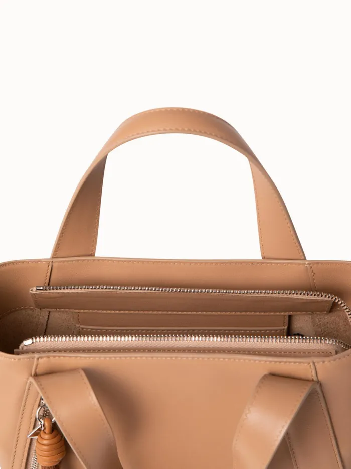 Little Alexa Handbag In Softcalf Leather Cordage Women Akris Crossbody Bags