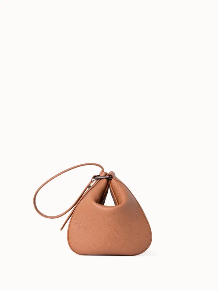 Little Anna Hobo Bag In Leather Cuoio Women Akris Shoulder Bags