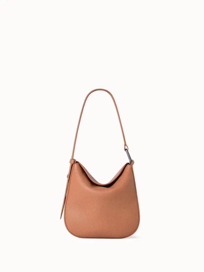 Little Anna Hobo Bag In Leather Cuoio Women Akris Shoulder Bags