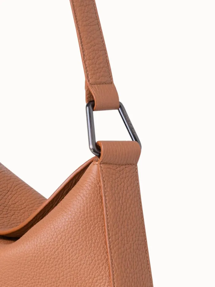 Little Anna Hobo Bag In Leather Cuoio Women Akris Shoulder Bags