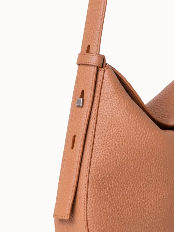 Little Anna Hobo Bag In Leather Cuoio Women Akris Shoulder Bags